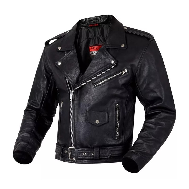 Μπουφάν Moto Ozone Ramones μαύρο
