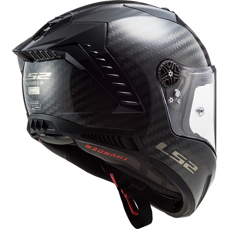 LS2 FF805 Thunder Carbon Black Gloss Integral κράνος μοτοσικλέτας