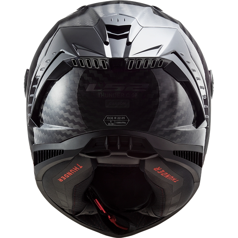 LS2 FF805 Thunder Carbon Black Gloss Integral κράνος μοτοσικλέτας