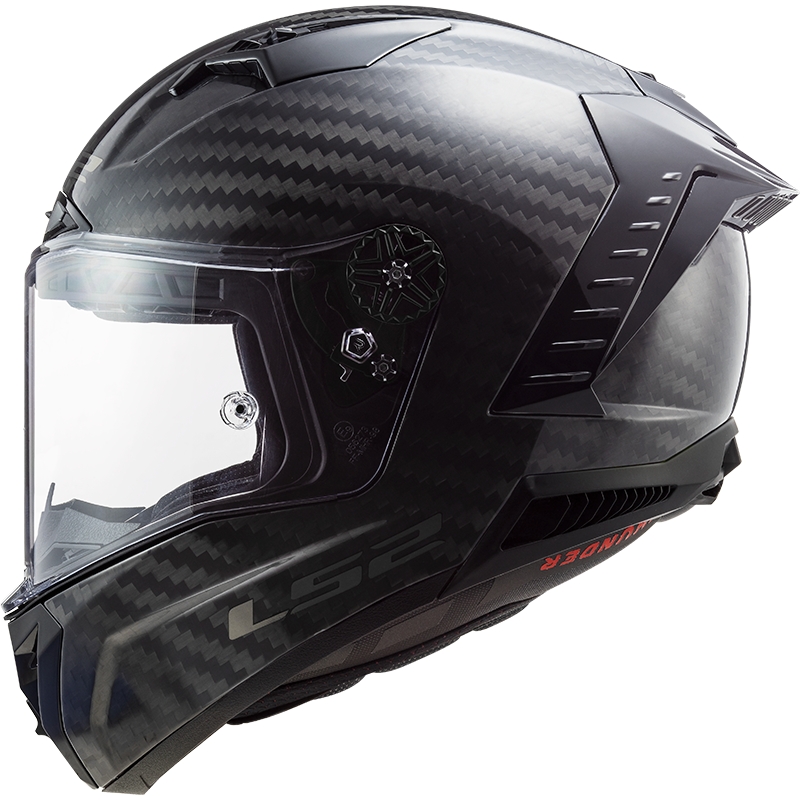 LS2 FF805 Thunder Carbon Black Gloss Integral κράνος μοτοσικλέτας
