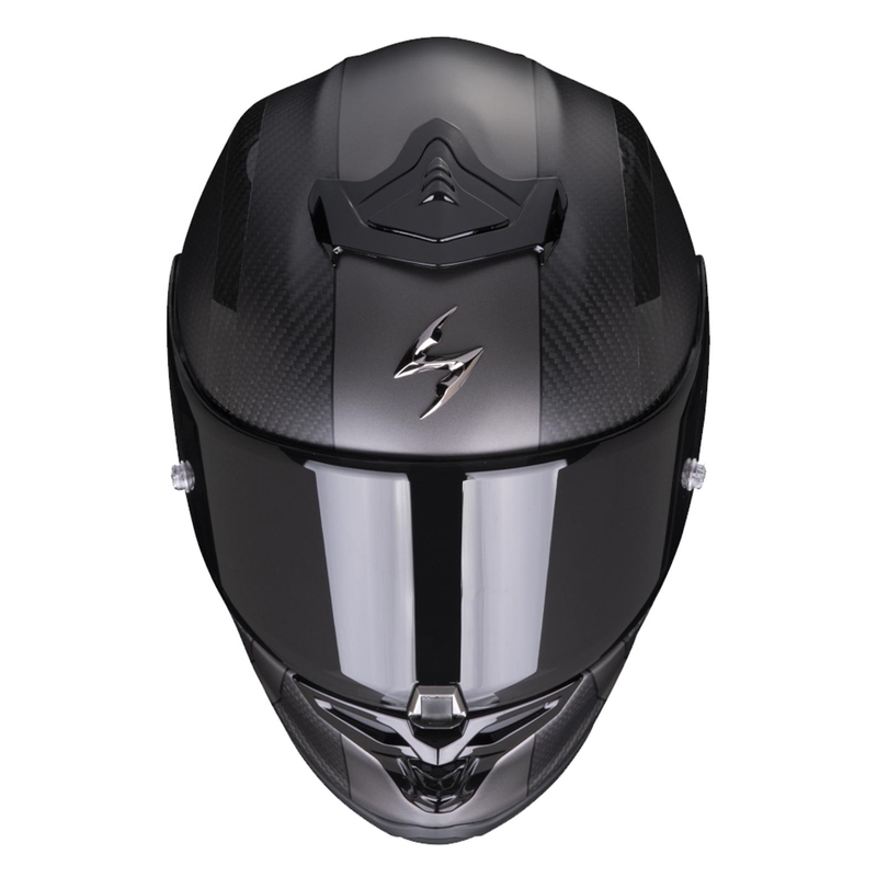 Ενσωματωμένο κράνος Scorpion EXO-R1 EVO Carbon Air MG μαύρο-ασημί
