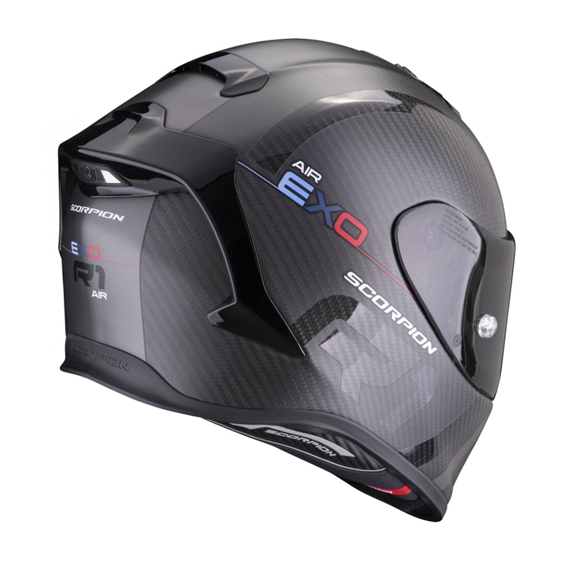 Ενσωματωμένο κράνος Scorpion EXO-R1 EVO Carbon Air MG μαύρο-ασημί