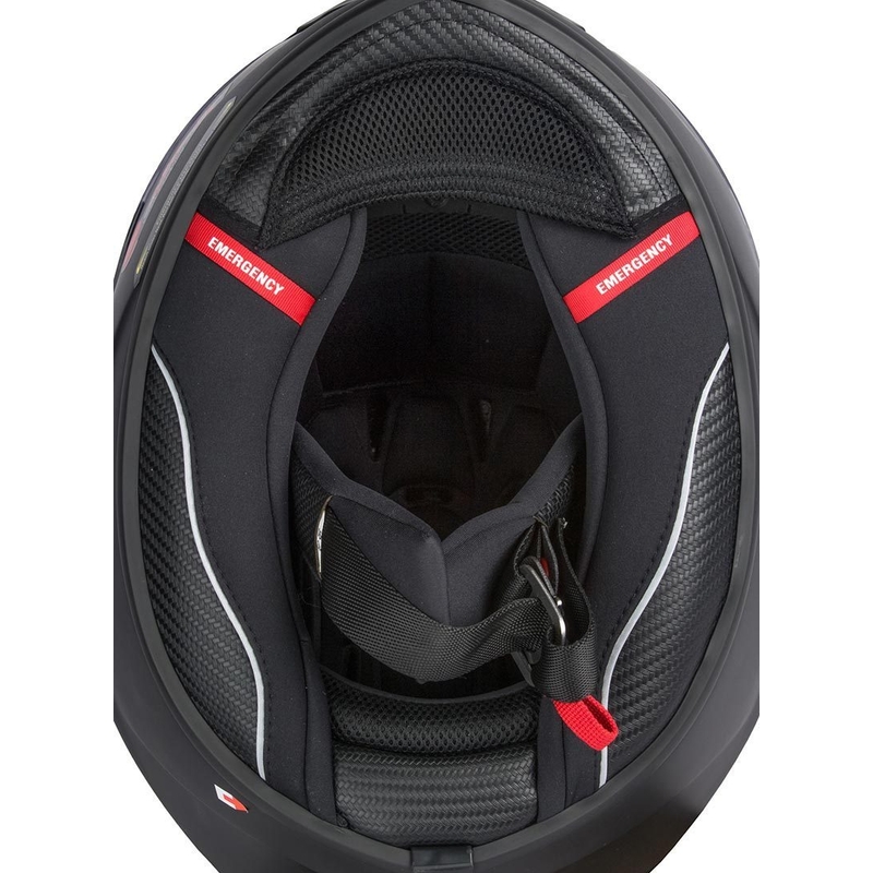 Ακέραιο κράνος μοτοσικλέτας Scorpion Exo-1400 EVO Air Carbon Μαύρο