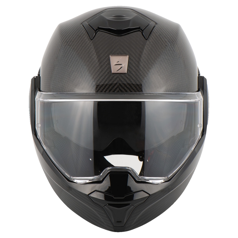 Κράνος Scorpion EXO-TECH EVO Carbon, μαύρο γυαλιστερό, αναδιπλούμενο