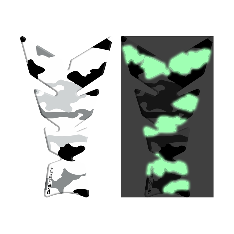 Κάλυμμα δεξαμενής καυσίμου - tankpad Εκτύπωση Mimetic Phosphorescent