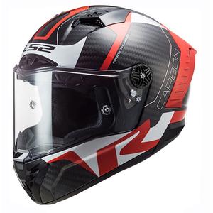 LS2 FF805 Thunder C Racing1 μαύρο-λευκό-κόκκινο ολοκληρωμένο κράνος μοτοσικλέτας