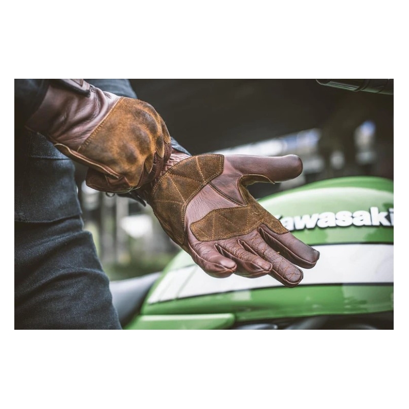 Γάντια μοτοσικλέτας Fuel Rodeo Καφέ
