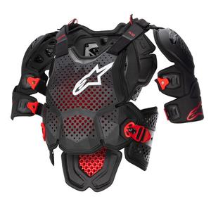 Alpinestars A-10 2 μαύρο-ανθρακί-κόκκινο προστατευτικό σώματος