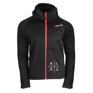 Softshell μπουφάν MotoZem Racing Team μαύρο-κόκκινο