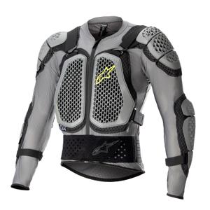 Alpinestars Bionic Action 2 μαύρο-γκρι-κίτρινο-φλούο προστατευτικό σώματος