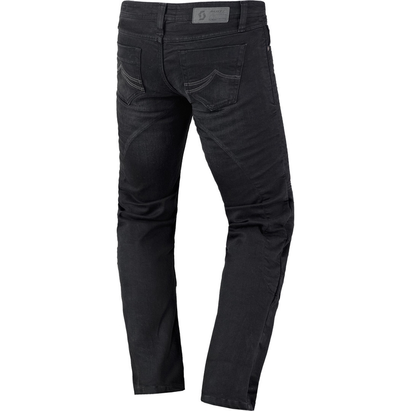 Γυναικείο SCOTT Denim Stretch Motorcycle Jeans Μαύρο