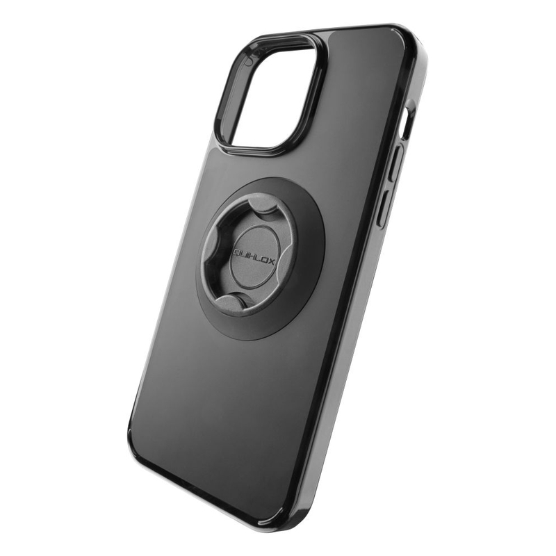 Προστατευτικό κάλυμμα Interphone QUIKLOX για Apple iPhone 12 και 12 Pro μαύρο