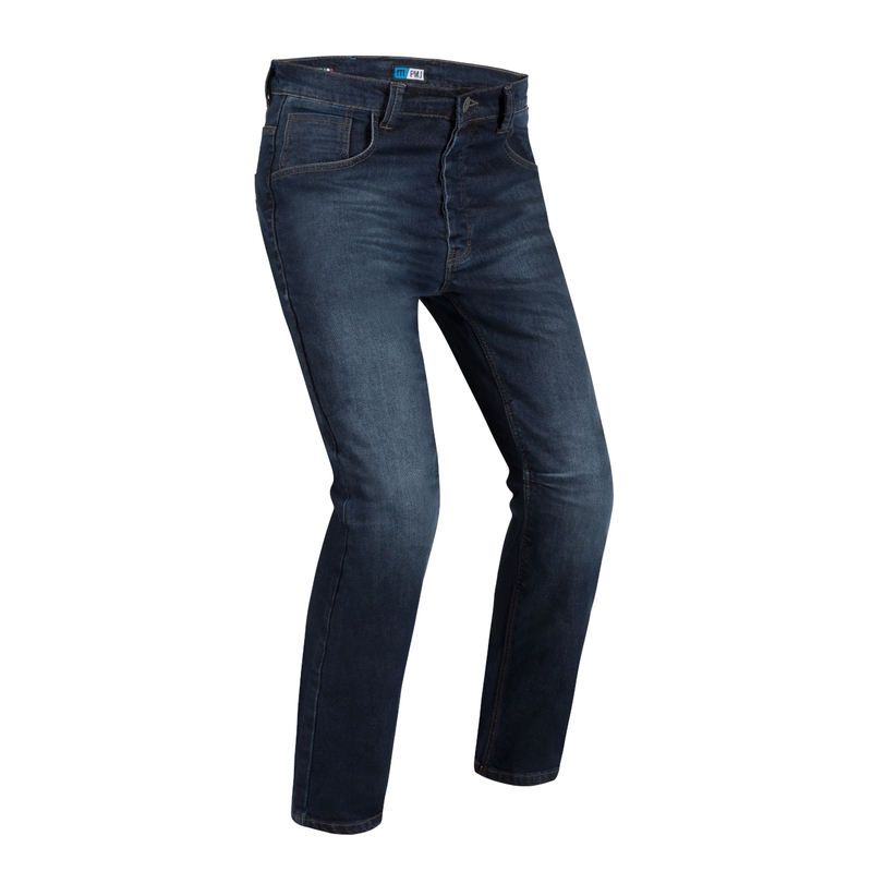 PMJ Jackson Μπλε κρουαζέ μοτοσικλετιστικό τζιν προσφορά