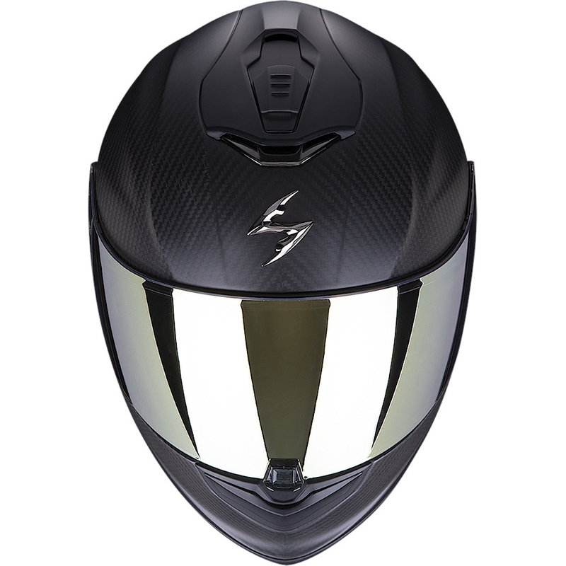 Ενσωματωμένο κράνος Scorpion EXO-1400 EVO Carbon Air Στερεό μαύρο ματ