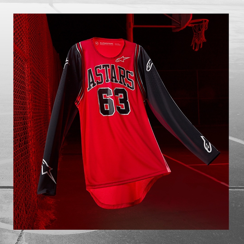 Alpinestars Racer Acumen Limited Edition Κόκκινο, μαύρο και άσπρο παιδικό τζέρσεϊ Motocross