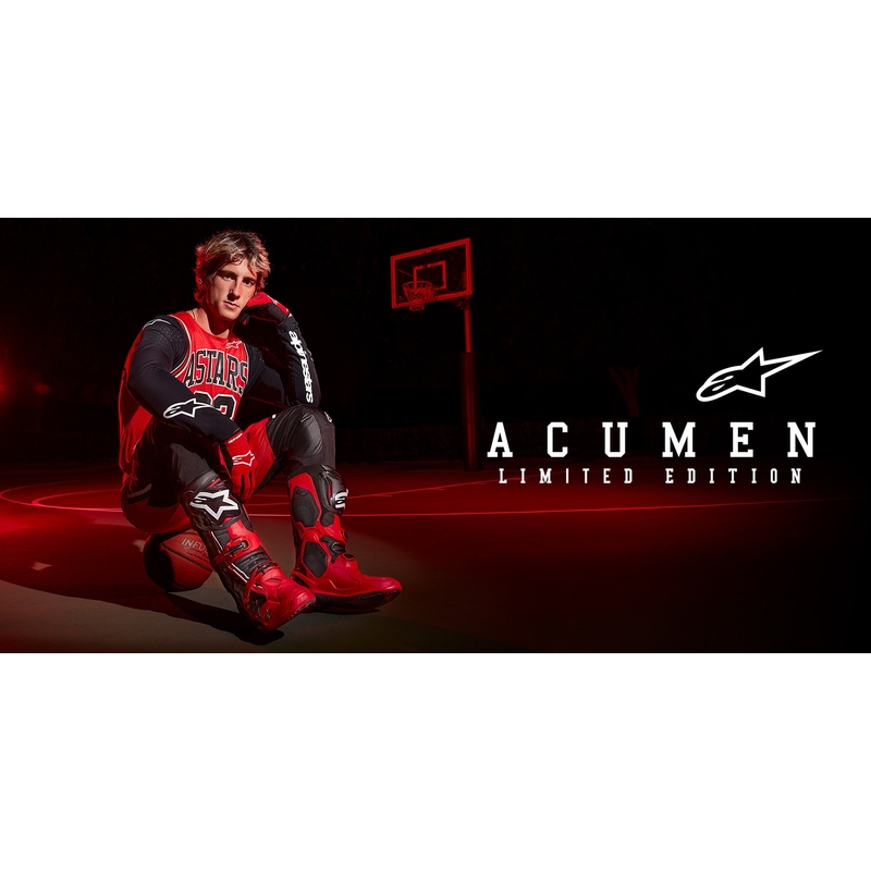 Alpinestars Racer Acumen Limited Edition Κόκκινο, μαύρο και άσπρο παιδικό τζέρσεϊ Motocross