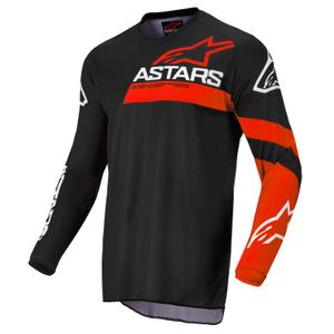 Παιδική φανέλα motocross Alpinestars Racer Chaser μαύρο και κόκκινο