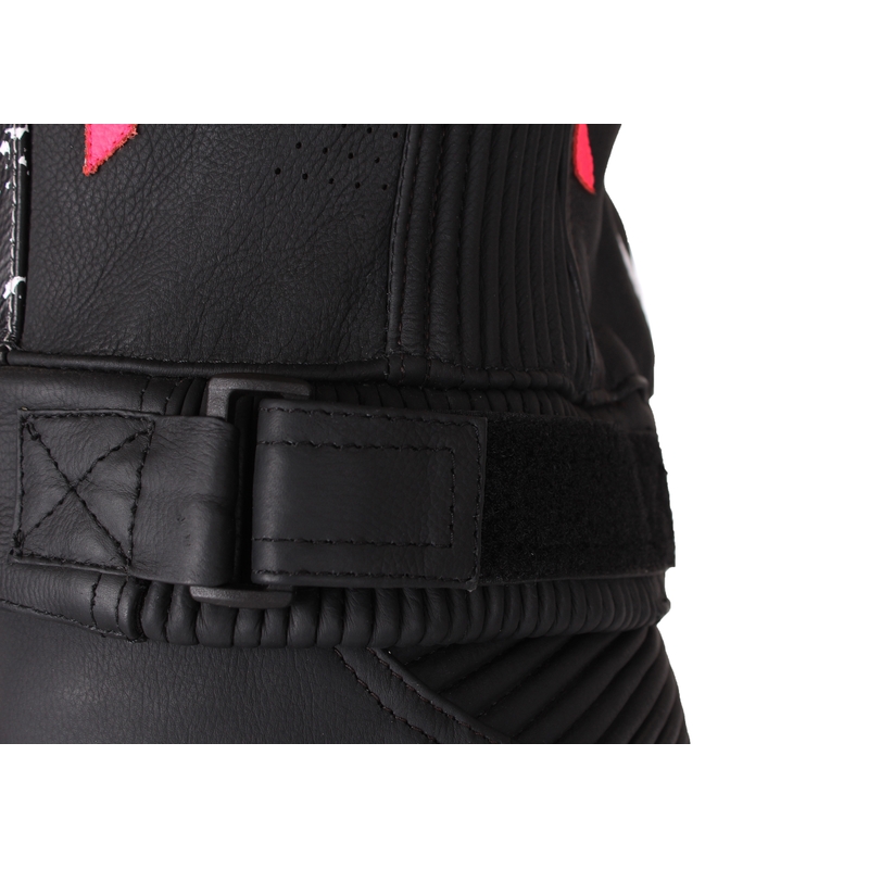 Γυναικεία φόρμα μοτοσικλέτας RSA GT2 σε μαύρο-λευκό-φλουορ ροζ σε προσφορά