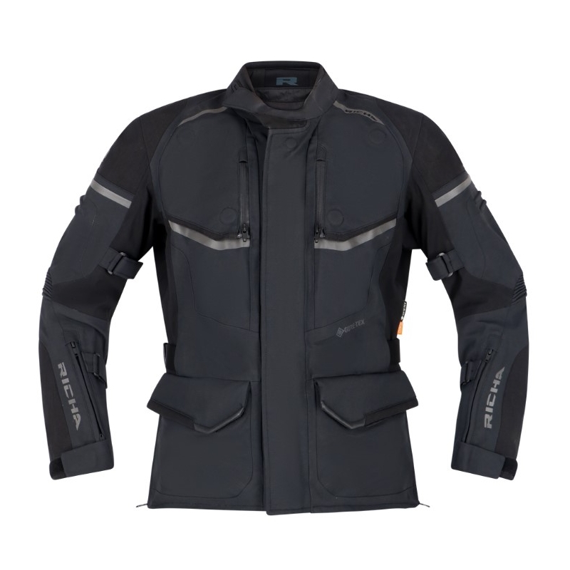 Dámská bunda na motorku RICHA Atlantic 2 Gore-Tex černá výprodej