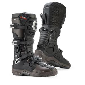 Eleveit X PRIVILEGE WP ENDURO μαύρο-καφέ μπότες μοτοσικλέτας