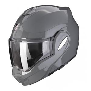 Αναδιπλούμενο κράνος Scorpion EXO-TECH EVO τσιμέντο γκρι