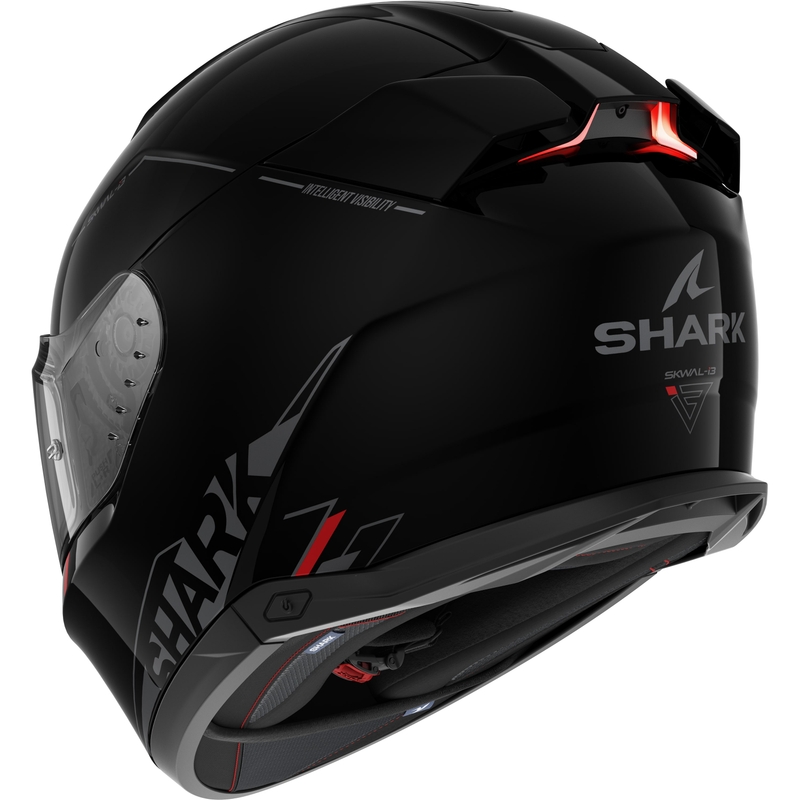 Integrální přilba na motorku SHARK Skwal i3 Blank SP černá lesklá