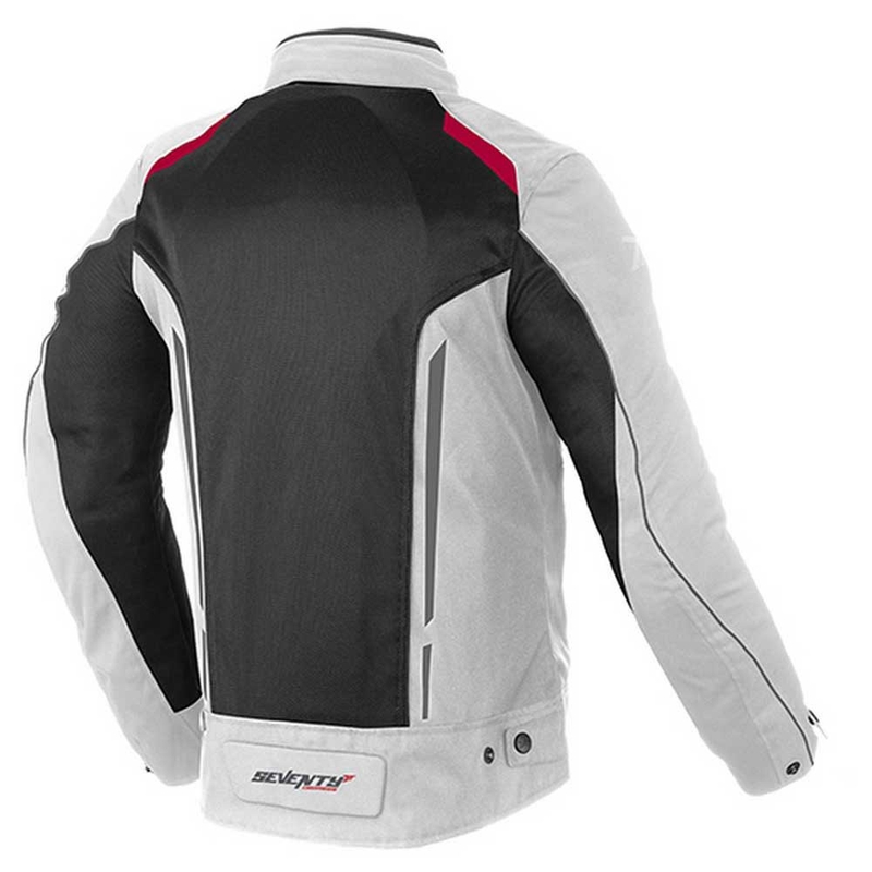Μπουφάν μοτοσικλέτας SEVENTY DEGREES SD-JT32 μαύρο-γκρι-κόκκινο