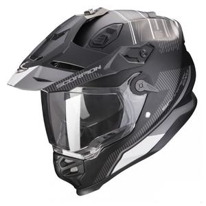 Κράνος μοτοσικλέτας Enduro SCORPION ADF-9000 AIR Desert μαύρο-ασημί