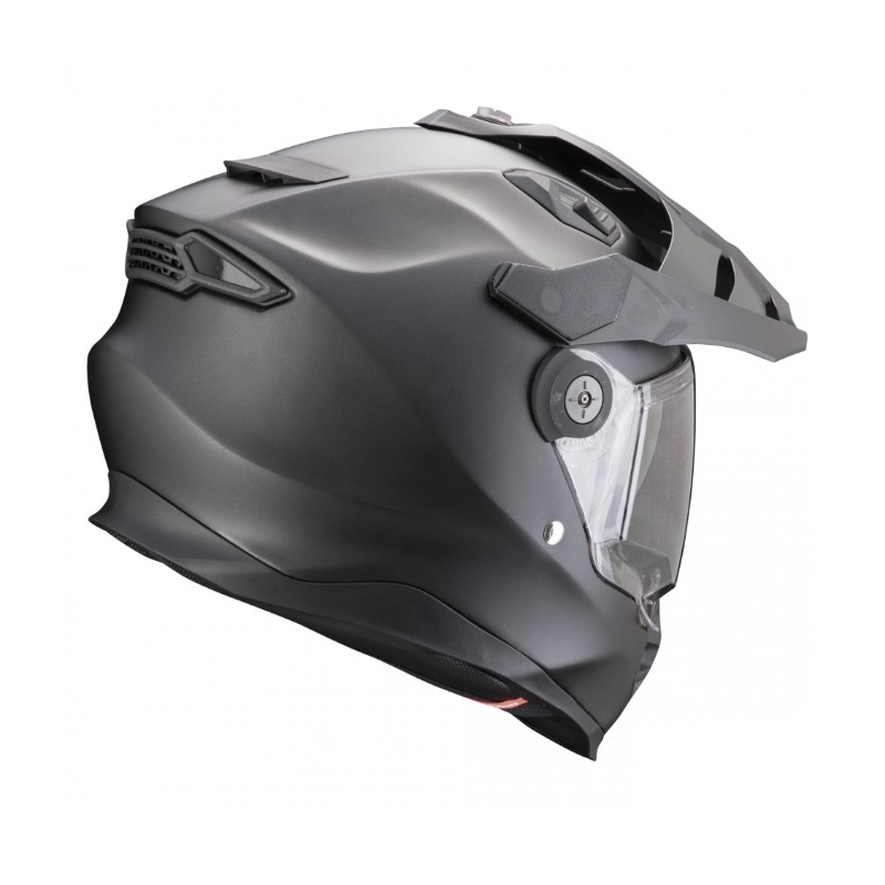 Κράνος μοτοσικλέτας Enduro SCORPION ADF-9000 AIR Στερεό μαργαριταρένιο μαύρο ματ