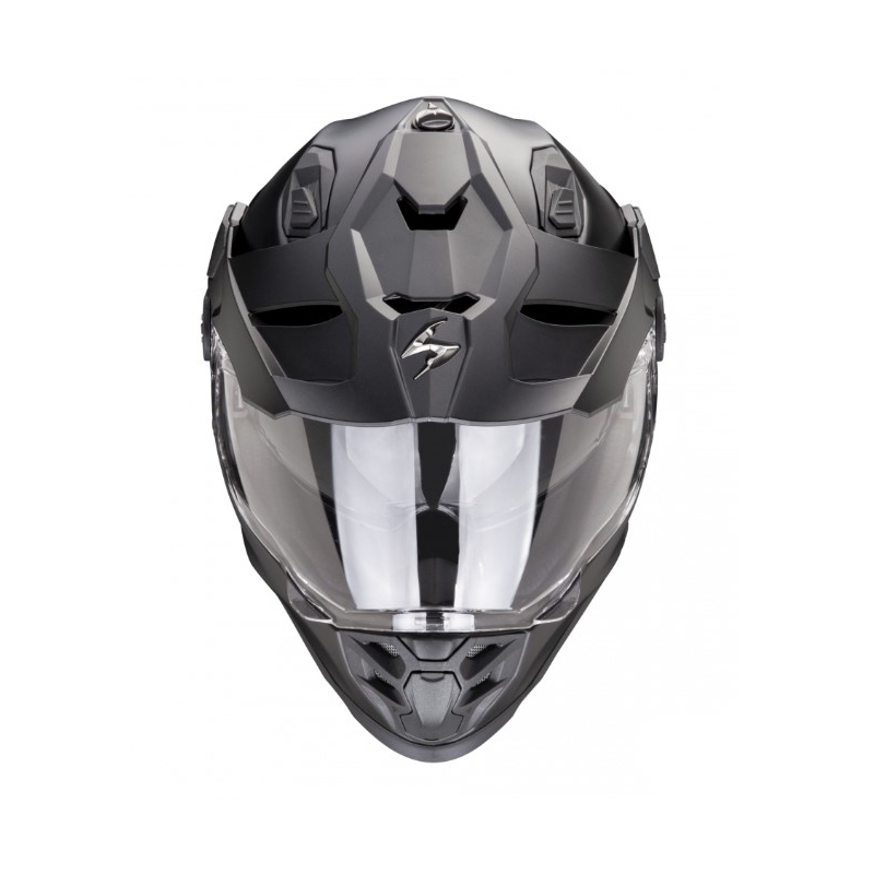 Κράνος μοτοσικλέτας Enduro SCORPION ADF-9000 AIR Στερεό μαργαριταρένιο μαύρο ματ