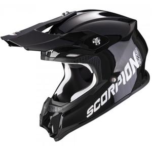 Κράνος Motocross Scorpion VX-16 EVO AIR Στερεό μαύρο