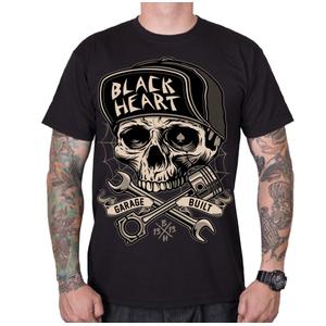 Ανδρικό T-shirt Black Heart Garage Built