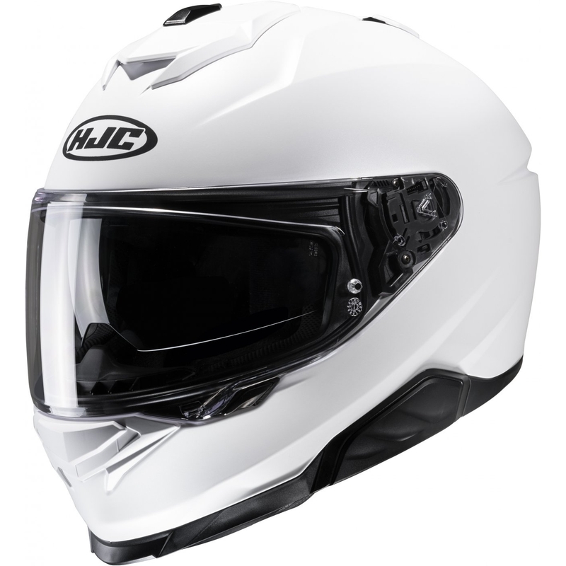 Ακέραιο κράνος μοτοσικλέτας HJC i71 Solid Semi Flat Pearl White
