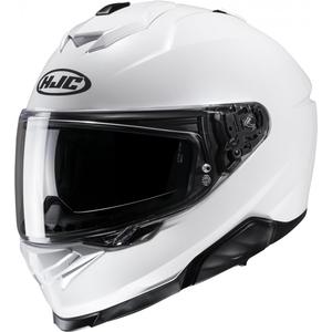 HJC i71 Solid pearl white ολοκληρωμένο κράνος μοτοσικλέτας