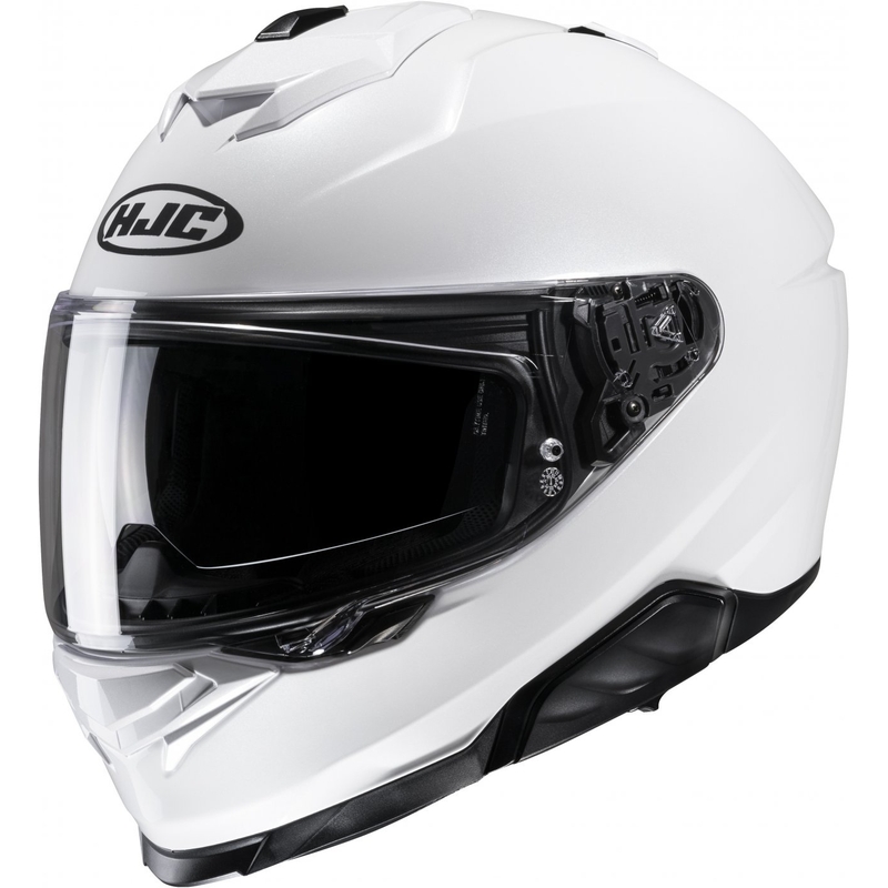 HJC i71 Solid pearl white ολοκληρωμένο κράνος μοτοσικλέτας