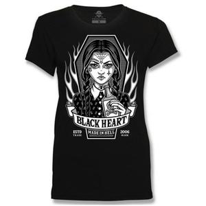 Γυναικείο T-shirt Black Heart Wednesday