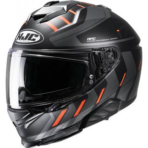 HJC i71 Simo MC6HSF μαύρο-γκρι-πορτοκαλί ολοκληρωμένο κράνος μοτοσικλέτας
