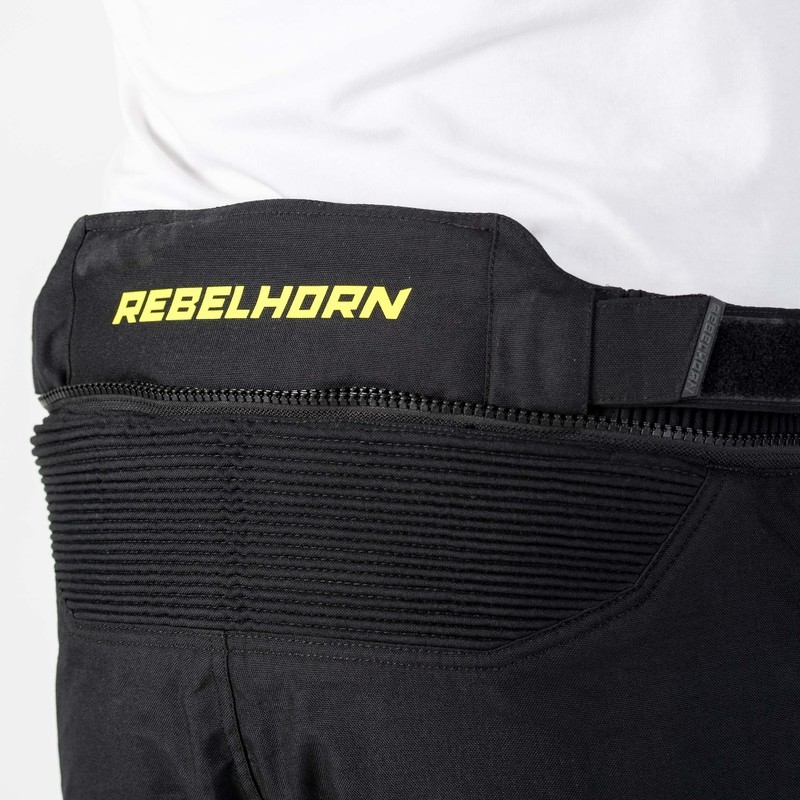 Rebelhorn Patrol Γκρι-Μαύρο-Κίτρινο-Φλούο παντελόνι μοτοσικλέτας προσφορά