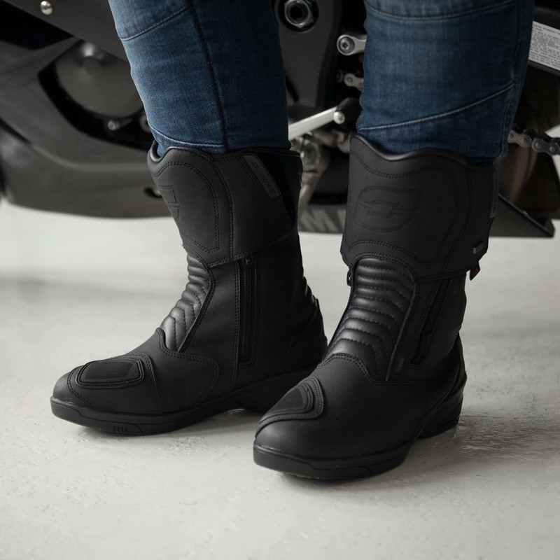 Γυναικείες μπότες μοτοσικλέτας Ozone Rapid Black Matte