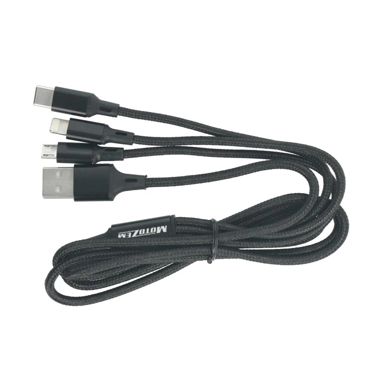 Καλώδιο USB 3in1 MotoZem