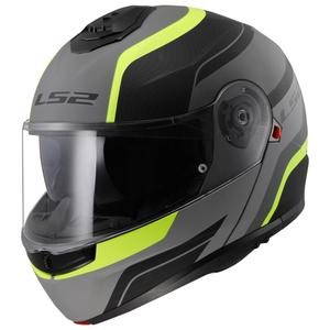 Αναδιπλούμενο κράνος LS2 FF908 Strobe II Monza μαύρο-φλούο κίτρινο