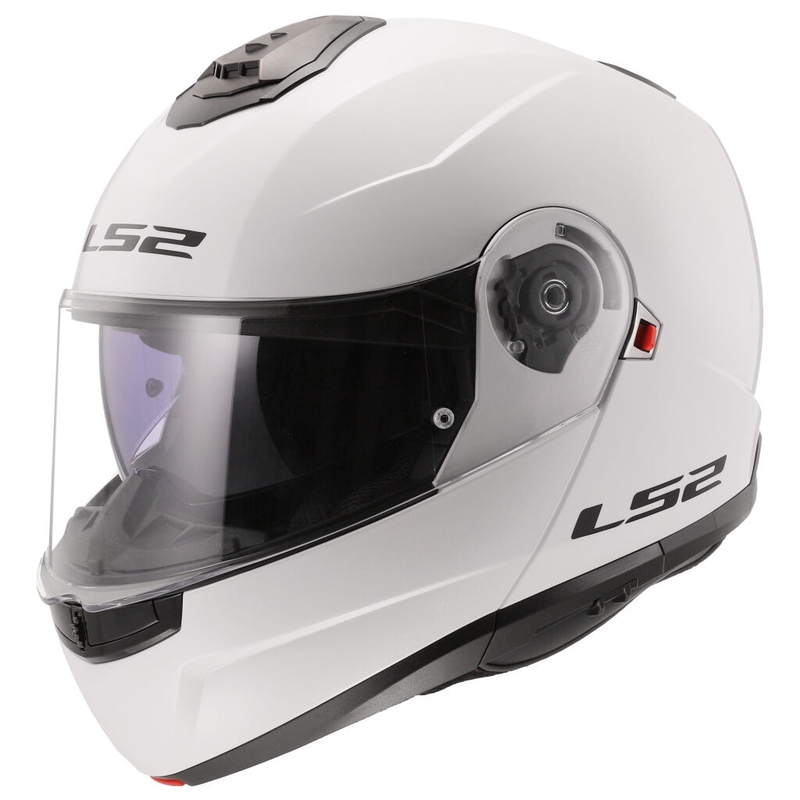 Αναδιπλούμενο κράνος LS2 FF908 Strobe II λευκό γυαλιστερό