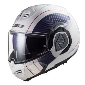Αναδιπλούμενο κράνος μοτοσικλέτας LS2 FF906 Advant Cooper 06 μπλε-λευκό
