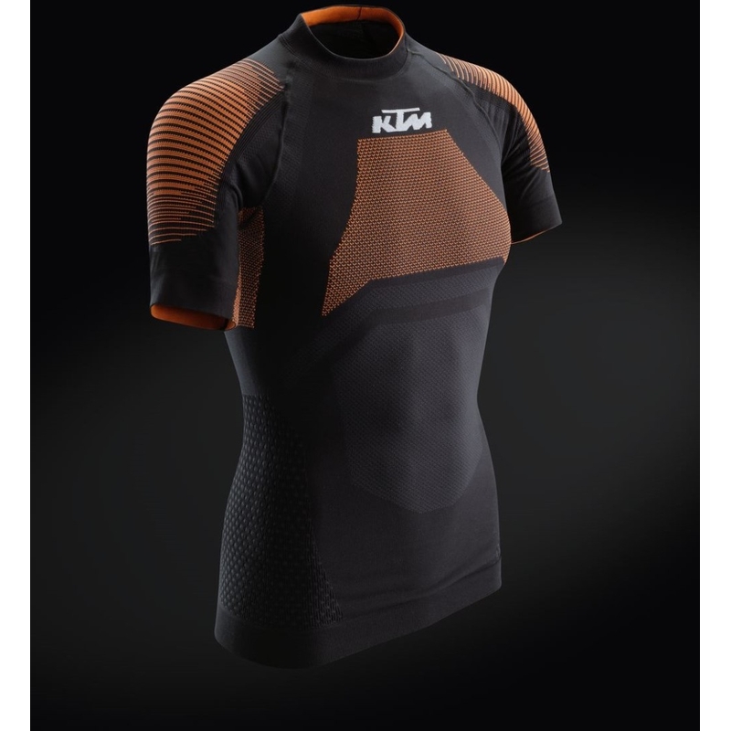 Θερμικό κοντομάνικο πουκάμισο KTM Performance μαύρο-πορτοκαλί προσφορά