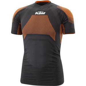 Θερμικό κοντομάνικο πουκάμισο KTM Performance μαύρο-πορτοκαλί προσφορά