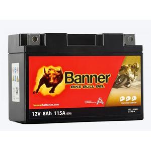 Μπαταρία Gel Banner Bike Bull Gel 12V, YT9B-4, 8AH, 115A