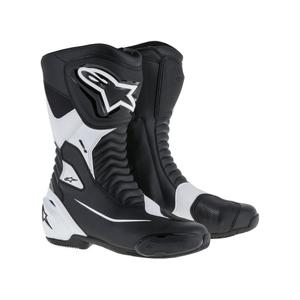Alpinestars SMX-S μαύρες και λευκές μπότες μοτοσικλέτας
