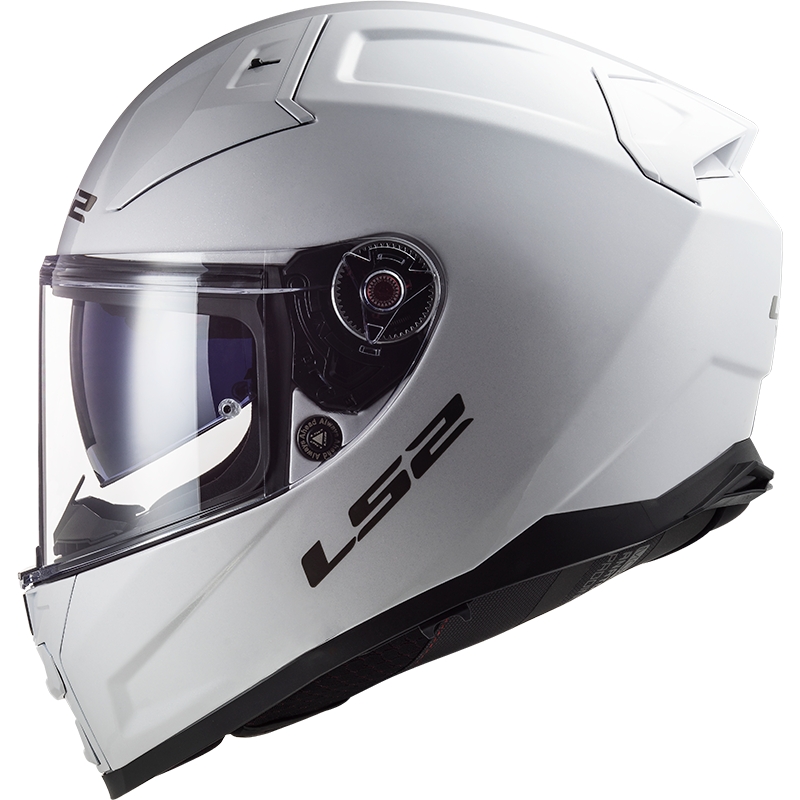 LS2 FF811 Vector II Solid White Integral κράνος μοτοσικλέτας