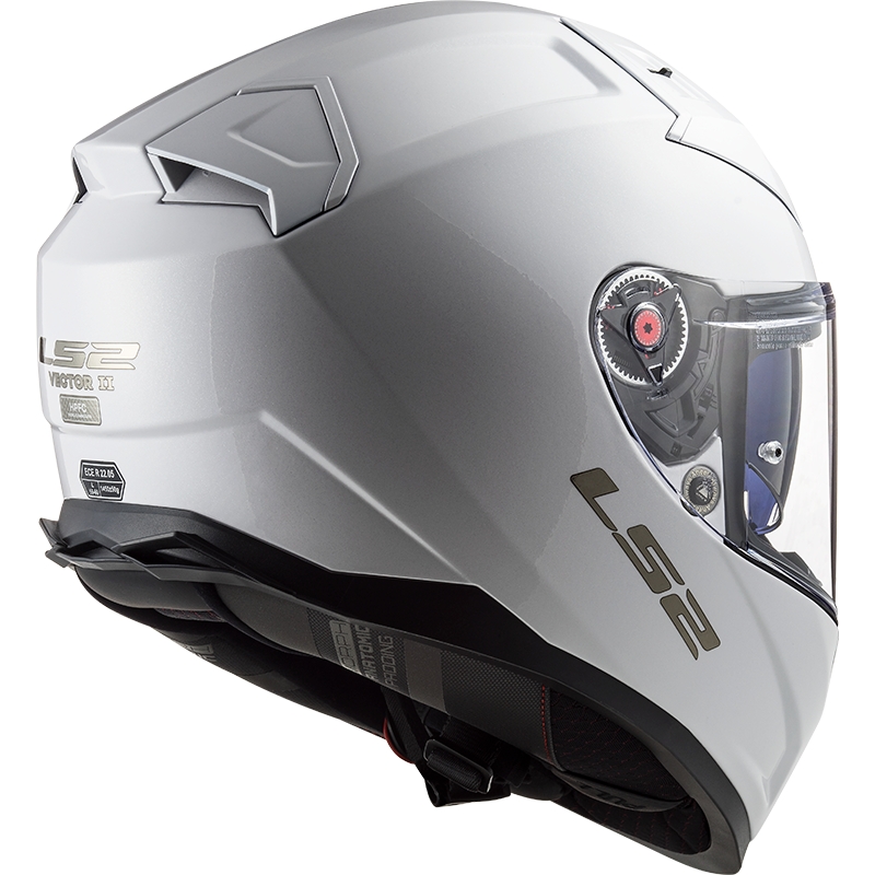 LS2 FF811 Vector II Solid White Integral κράνος μοτοσικλέτας
