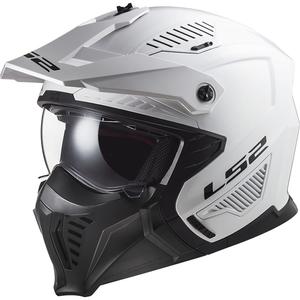 Trial κράνος μοτοσικλέτας LS2 OF606 Drifter Solid White